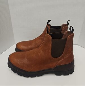 Polo by Ralph Lauren Brown Leather Chelsea Boots